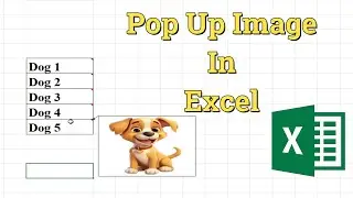 Добавить всплывающее изображение в ячейку Excel