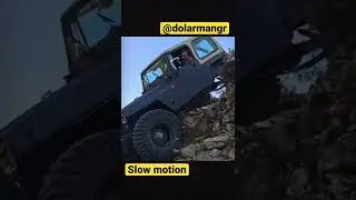 Slow motion clip vertical obstacle&hellip;#jeep #jeepwrangler #offroad #extreme