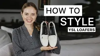 How to style YSL loafers