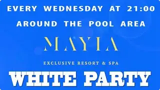 Mayia White Party with violin player June 25, 2025