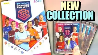 *NEW* PANINI Womens Super League 2024/2025 Pack Opening | Panini Sticker Album & 10 Packs