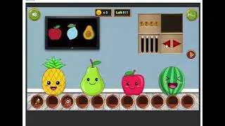 8B Colorful fruit room escape walkthrough - 8bgames