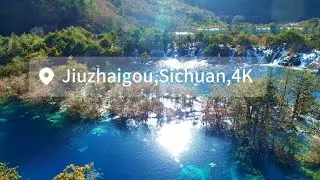 4K,Jiuzhaigou, Sichuan,Aerial footage,Ultra HD Landscape Video  Relaxing Music  #4k #relaxing #video