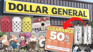 DOLLAR GENERAL GREEN DOT SALE 50% OFF SUMMER HOME DECOR 2022