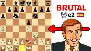 SORPRENDE y GANA con la LÍNEA de DAMA e2😱♟️