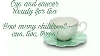 4th std | new syllabus 2017 | 2nd language English | 1st rhyme | cup and saucer