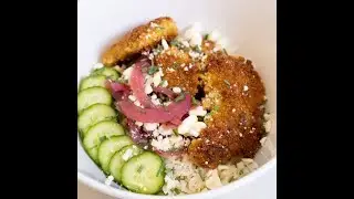 HOT HONEY PANKO CHICKEN BOWLS