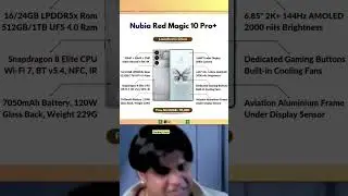 Nubia red magic 10 pro+ 😵😵😵 #nubia #redmagicgaming #india #trending #