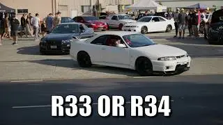 Modified Cars Leaving Car Meet &ndash; R32/R33/R34 GTR, GT3RS, C8 Corvette, Chaser, Cobra, Challenger