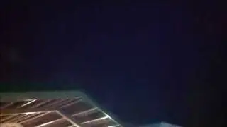Weather phenomenon? Countless blinking lights