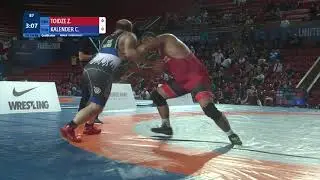 Qual. GR - 130 kg: Z. TOIDZE (GEO) v. C. KALENDER (TUR)
