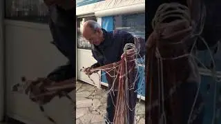 D&eacute;monstration de la technique du filet &eacute;pervier