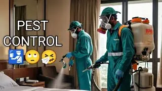 Fumigation Room Bed Setup 🙄🤧 ll #hotel #housekeeping 