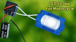 How to Make a Powerful 12 volt Bike Strobe Light