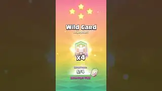 4x Legendary Wild Cards from Mystery Box in Clash Royale