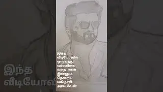 Vijay pencil drawing#video#shorts#subscribers