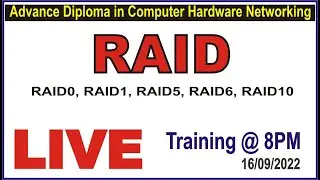 Live Training | RAID Explained | Desktop Support Eng.| System Administrator | DCHN |ADCHN | ICNTGYAN