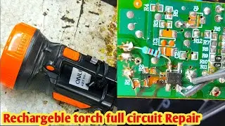 Onlite Rechargeble Torch Repair ! Rechargeble emergency light kit Repair