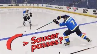 Using Shots to Pass In NHL 22