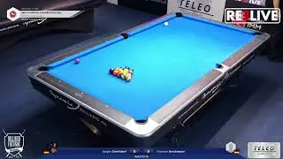 J&uuml;rgen D&uuml;velsdorf vs Thorsten Brockmeyer Tisch 6 BM 14.1 Endlos Senioren &Uuml;55 (WE) BLVN