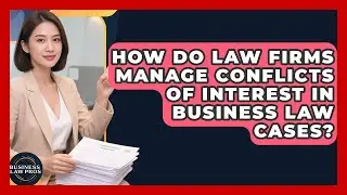 How Do Law Firms Manage Conflicts of Interest in Business Law Cases? | Business Law Pros News