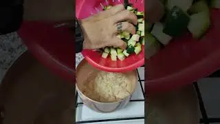 Receta f&aacute;cil y r&aacute;pida: revuelto de zapallitos de la huerta con huevos #huerta #huerto #cocina