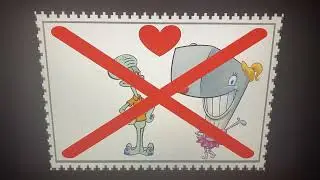 Anti-Squidward X Pearl Krabs Stamp.