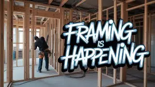 Framing Begins! Interior Walls & Stairs Take Shape | ICF Castle Build