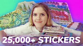 MY HUGE STICKER COLLECTION 🌈 25,000+ Stickers