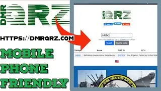 DMR QRZ - mobile friendly search for DMR ID or callsign