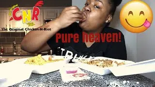 Chinese MUKBANG - Chicken & Spicy Rice. LOUD BURP!