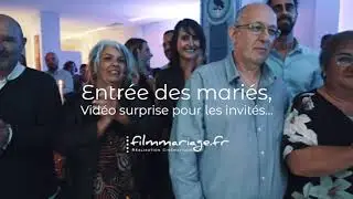 Entrée des mariés   Mélanie et Nicolas   Filmmariage fr