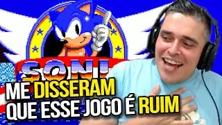 Sonic 1 Até o Fim Pra Provar que Ele É Ótimo!