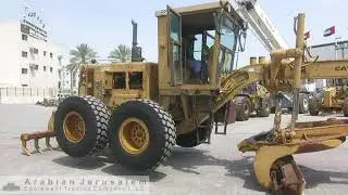 CATERPILLAR - 14G - MOTOR GRADER - BEAUTIFUL VIDEO DEMONSTRATION @ ARABIAN JERUSALEM YARD
