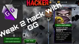 MCOC PAIN WEAK 2 HACK WITH GAME GUARDIAN NEW CODE