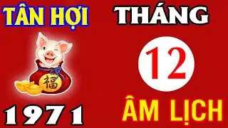 TỬ VI T&Acirc;N HỢI 1971 TH&Aacute;NG 12 &Acirc;M LỊCH ĐẠI C&Aacute;T &ndash; LỘC V&Agrave;NG LI&Ecirc;N TỤC, L&Agrave;M G&Igrave; CŨNG GẶP MAY!