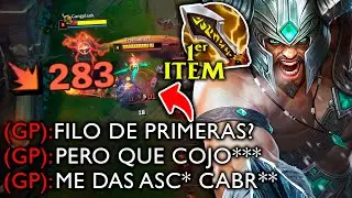 🤮¡WTF! ¡GANGPLANK QUIERE LLORAR al ver el *NUEVO FILO INFINITO* de TRYNDAMERE!