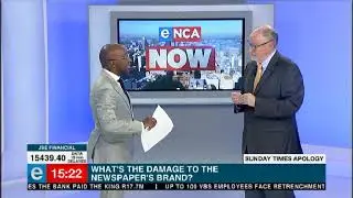 Discussing damage done at Sunday Times