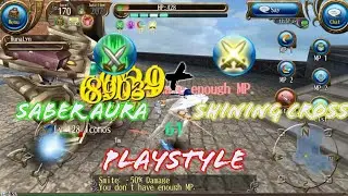 Dual Sword Build Test! Saber Aura + Shining Cross Playstyle! - Toram Online