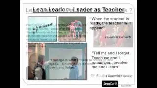 Shingo Webinar: Robert Martichenko - Lean Leadership