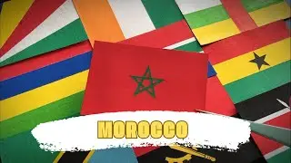 Drawing MOROCCO 🇲🇦 Flag with POSCA Markers #flagdrawing #morocco #posca #flags