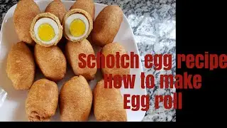 How to make  perfect scotch egg| HOW to make Cameroonian egg roll|Scotch egg