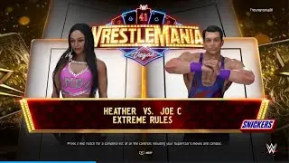 WWE 2K25 - AWA 2.0 - MOSB TOURNAMENT Round 3: Heather vs Joe c 