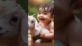 cute baby ai animated #art #funny #animals