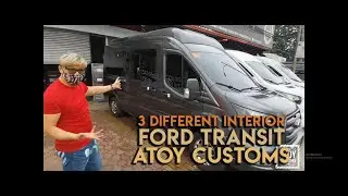 3 Ford Transit Different Interior, Body Color, Bubble Top Explained. Atoy Customs