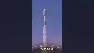SpaceX Starlink Falcon 9 California Launch & Landing #shorts #space