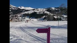 Relaxing Swiss Alps Winter Scenery 🏔️ Snowy Mountain Landscape with Calm Music | 1 Hour Screensaver