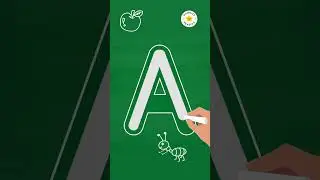 Letter Formation Capital letter A #letterformation #toddlereducation
