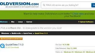 How-To Install Quicktime 7.1.3