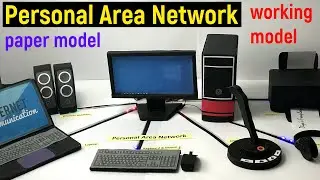 personal area network (pan) working model - computer network model - computer exhibition model